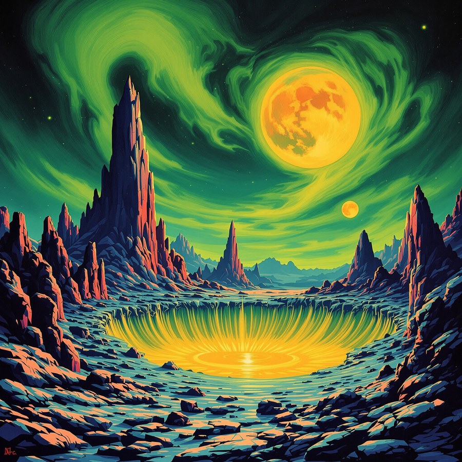 Alien home planet